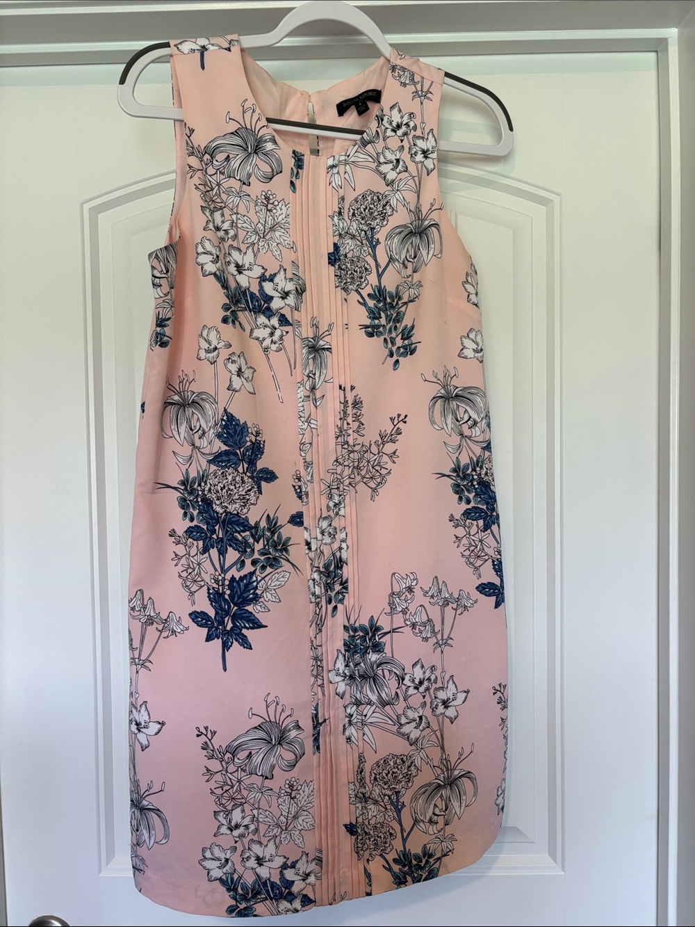 Banana Republic Pink Floral Print Dress